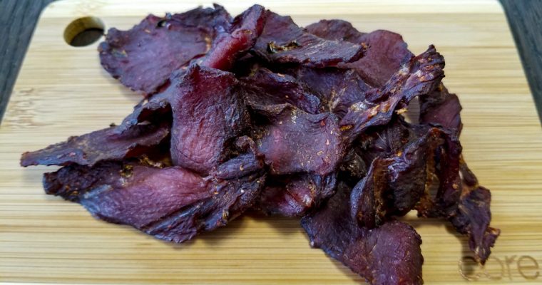 Southern Jalapeno-Bourbon Boar Backstrap Jerky