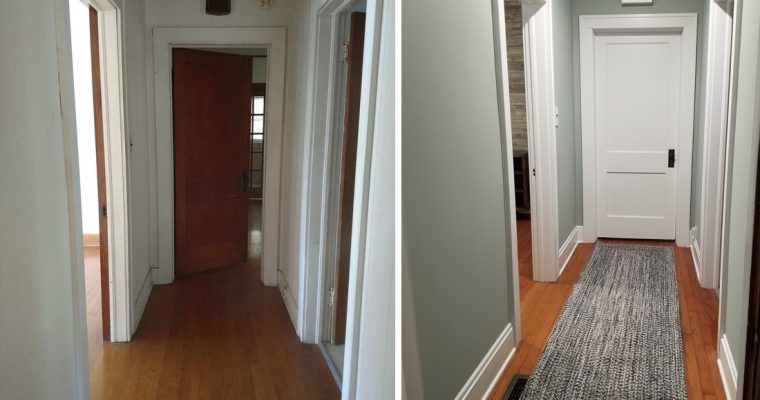 1945 Craftsmen Style Remodel – Dining Room and Hallway